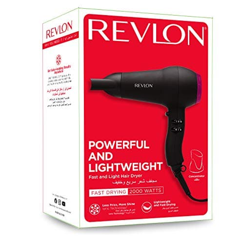 Revlon RVDR5823 Sèche-cheveux rapide et léger, 2000W