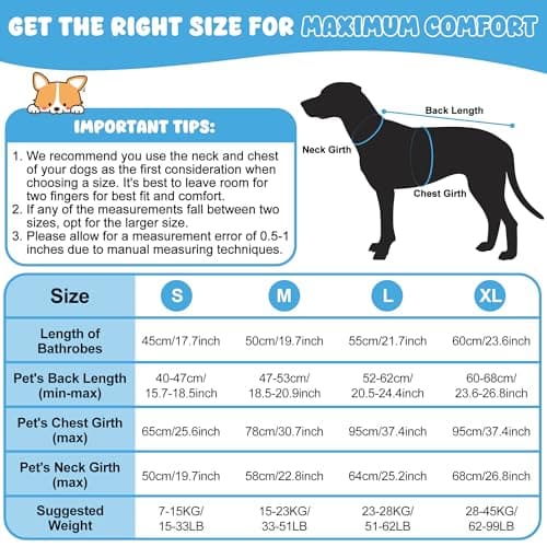Veste Imperméable pour Chien, Réfléchissantes d'hiver Manteau Chaud pour Chien avec Doublure Polaire pour Chiens de Petite à Grande Taille Camping et Randonnée en Extérieur par Temps Froid