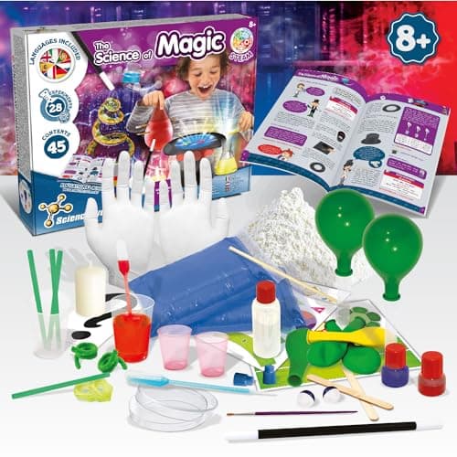 Science4you Science de la Magie - Boite de Magie pour Enfant - Apprenez la magie avec la Coffret de Magie pour Enfant - Jeux pour Enfant 8+ ans avec Kit de magie - Cadeau pour Garçon et Fille 8+ ans