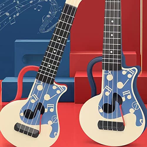 Toddmomy 1 PC Mini Guitare Jouet Enfants Ukulélé Guitare Jouet Enfant Guitare Instrument De Musique Accessoires Photo pour Les Tout-Petits Et Les Enfants D'âge Préscolaire