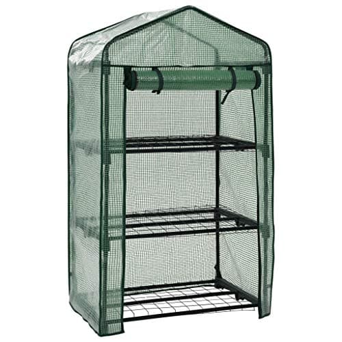 Keketa Mini serre à 3 niveaux pour jardin - 69 x 49 x 125 cm