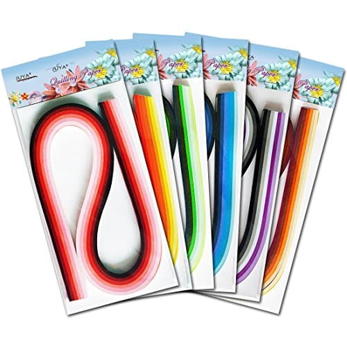Juya Paper Quilling Set 720 Strips 36 Couleurs 54cm Longueur/bande Largeur de papier 3mm
