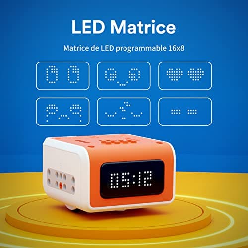 Matatalab VinciBot Robot de Programmation Scratch et Python pour Enfants (8-12 Ans), Jouet éducatif STIM avec Télécommande, Cadeau Robot Intelligent IA pour Garçons/Filles, à partir de 8 Ans