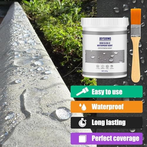 Agent Anti-Fuite Étanche 600g Liquide Étanchéité Transparent, Waterproof Anti-Leakage Agent, Invisible Waterproof Agent pour Salle de Bain, Toilettes, Carrelage, Murs, Toit(B)