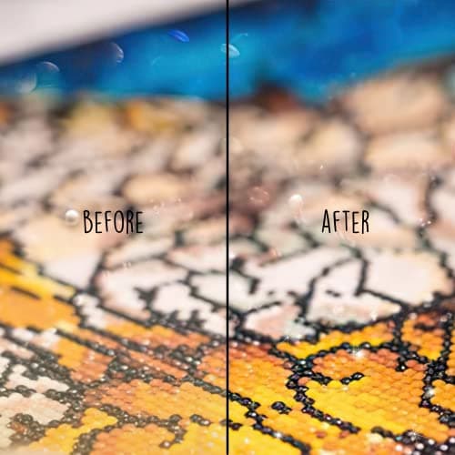 Broderie Diamant Diamond Painting Peinture diamant Conservateur de tenue permanente et effet brillant des pierres – Convient à tous les ensembles de peinture diamant