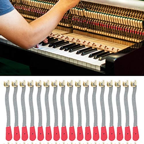 50 Pièces Kit D'accordage de Piano, Corde de Piano, Sangles de Bride de Piano pour le Réglage des Outils de Maintenance Accessoires de Réparation, Accessoires De Jeu,Aider, corriger