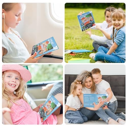 ASTARON Puzzles magnétiques pour Enfants de 3 à 5 Ans, pour Enfants âgés de 2 à 4 Ans, Jouet d'activités de Ferme/Voiture/Animaux, Aimant d'apprentissage, Cadeau pour Voyage en Voiture