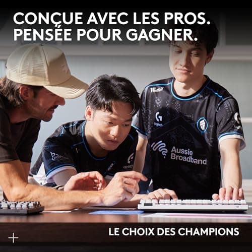Logitech G PRO X SUPERLIGHT 2, souris gaming sans fil, souris Pro-Grade 60 g avec 5 boutons programmables, capteur 44 000 DPI, taux de rapport 8 kHz, recharge USB-C pour PC/Mac- Noir