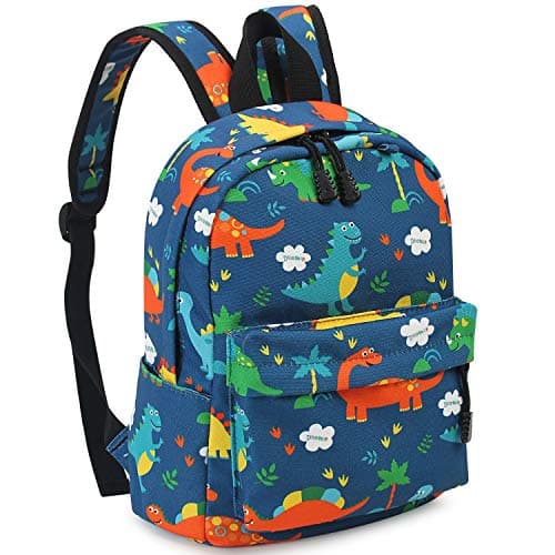 Zicac Sac à Dos Enfant pour à L’ école Maternelle Garçon et Fille Cartable Unisexe Mignon Agréable (Dinosaure, M)
