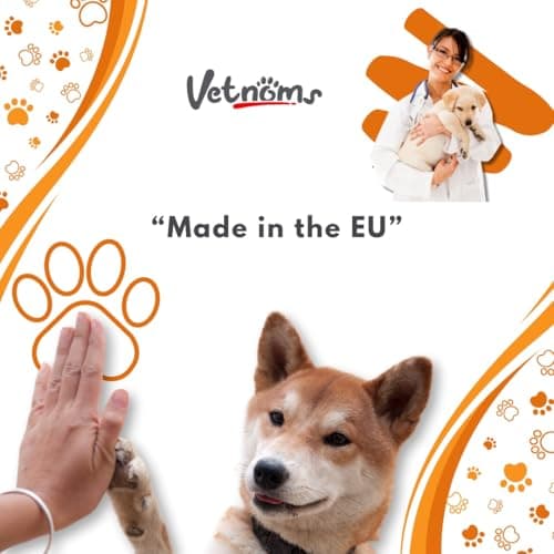 Vetnoms Probiotique Chien en Poudre - Complement Alimentaire Chien avec Levure de Bière Chien pour Un Usage Régulier. Soulage la Diarrhée chez Le Chien, la Dermatite chez Le Chien.