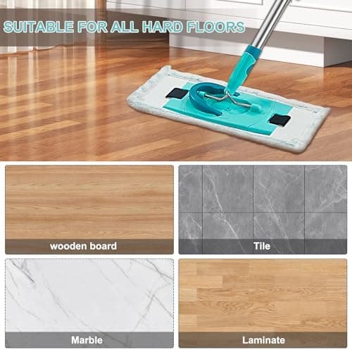 FYSL 2 Pièces Housses de Rechange en Microfibre, Serpillères de Rechange pour Leifheit Clean Twist M Micro Duo, Housse de Vadrouille pour Balai Nettoyante et Absorbante, pour Tous Les Sols