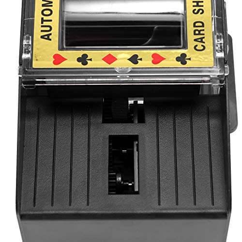 SeiudKty Mélangeur de Cartes Automatique | Mélangeur de Cartes Électronique | Mélangeur de Cartes à Jouer pour Poker | Distributeur de Cartes à Jouer pour Fête Familiale et Clubs