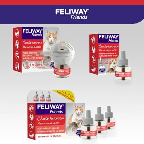 FELIWAY Friends – Anti Conflit pour Chat - Recharge 48 ml