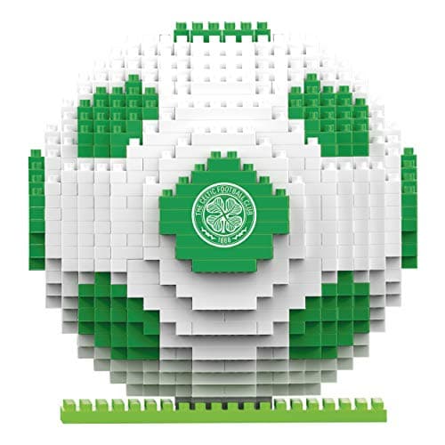 FOCO Ensemble de construction de football 3D sous licence officielle Celtic FC BRXLZ Briques