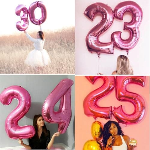 Ballon rose 11 ans anniversaire Hot Pink Ballon d'anniversaire 11 ans rose Ballon 11 ans fille anniversaire Decoration 11 anniversaire Fille 11 ans Party Deco Rose 11 Ans Décorations anniversaire