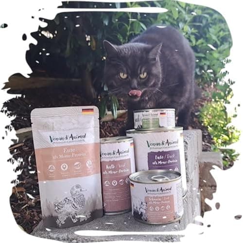 Venandi Animal Pâtée Premium pour Chats, Veau Seule Source De Protéine, Pâtée, sans Céréales Et À L’état Naturel, Lot De 6 (6 x 400 g)