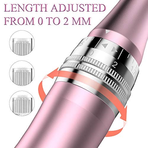 PELCAS Dermapen Micro Aiguilles Stylo avec 3 Têtes d’Aiguilles et 3 Vitesses, 0-2 mm Réglable Microneedling Pen Professionnelle pour Rides Cicatrices d'acné Vergetures Tachetures