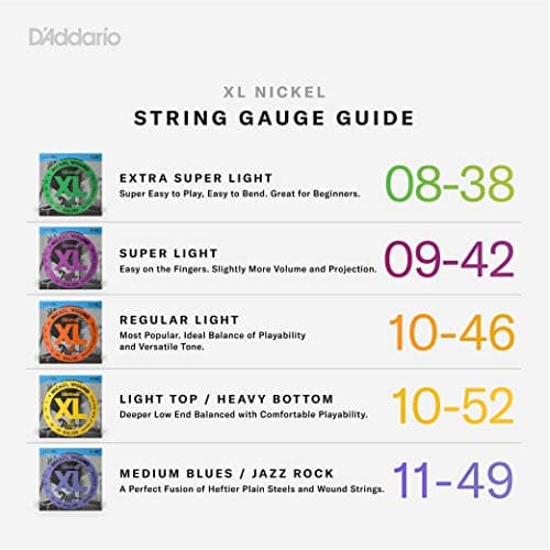 D'Addario Cordes de Guitares Électrique - EXL110-3D - Regular Light, 10-46 - 3-Paquet