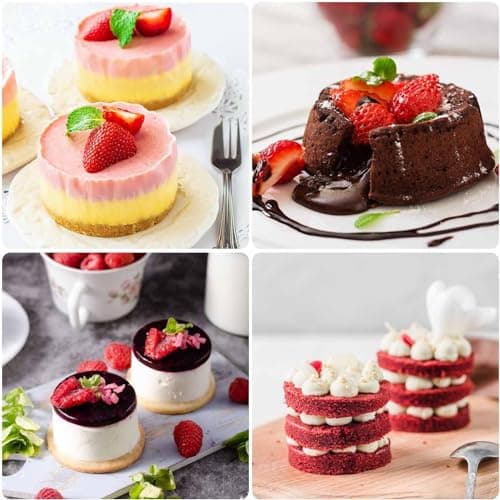 Whcctl 6 Pièces Anneaux à Dessert Carrés, Cercle a Patisserie De 8cm, Cercle à Patisserie en Acier Inoxydable, Moules à Mousse Carré De Cuisson, pour Gâteau Mousse Dessert Biscuits(Carré)