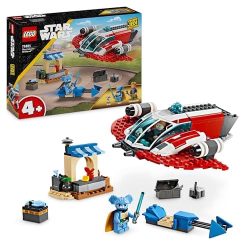 LEGO 75384 Star Wars Le Crimson Firehawk, Jouet de Construction avec Speeder Bike et Minifigurines, Cadeau pour Garçons et Filles Dès 4 Ans