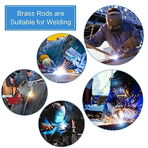 Tige en Laiton 30 Pcs Barre de Tige Ronde en Laiton Barre de Tige Matériel Travail en Laiton Pour les Opérations d'Usinage à Grande Vitesse et Pièces Complexes