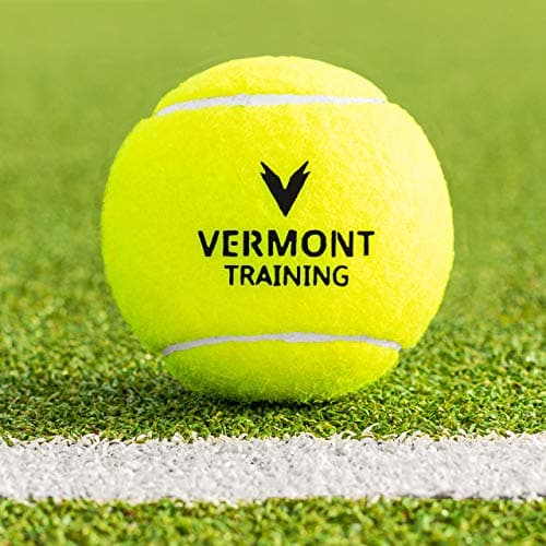Vermont Balles d’Entraînement de Tennis | Utilisation sur Tous Les Courts | Disponibles en Pack de Recharge de 60 ou en Seau de 60 (Pack de 60 (Pack de Recharge))