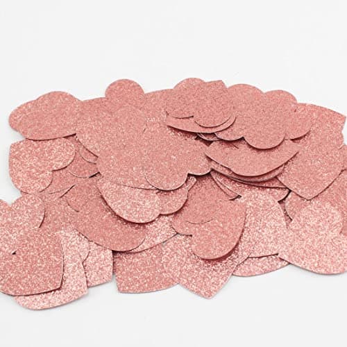 XPEX 100 PCS confettis Anniversaire Paillette Or confettis dorés confettis Noel Decoration Table Anniversaire confettis Mariage confettis Rose