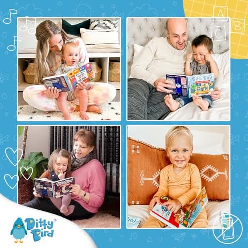 Ditty Bird Livre Sonore en Anglais: 100 Premiers Mots in English | Apprentissage ludique de la Parole pour bébés de 1 à 4 Ans | Livre interactif avec sonorités et chansons Amusantes