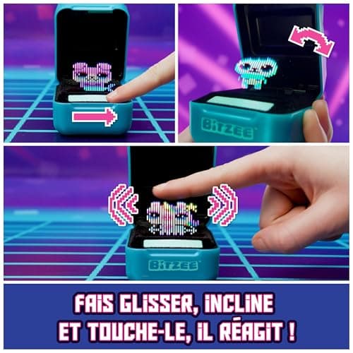 Bitzee Magicals - Mon Animal Interactif Bitzee - Animal Digital 3D Que Vous Pouvez Vraiment Toucher - Boîtier Electronique 20 Animaux Interactifs - Sons Réactions Et Jeux - Jeu pour Enfant 5 et +