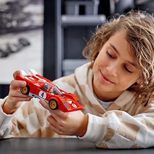 LEGO 76906 Speed Champions 1970 Ferrari 512 M Modèle Réduit de Voiture de Course, Jouet de Construction pour Enfants à Collectionner