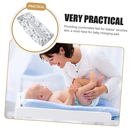 CIMAXIC housse de table à langer berceau housse de matelas à langer extensible tables à langer bébé linge de lit pour bébés linge bebe housse de matelas à langer pour bébé tricot Grey