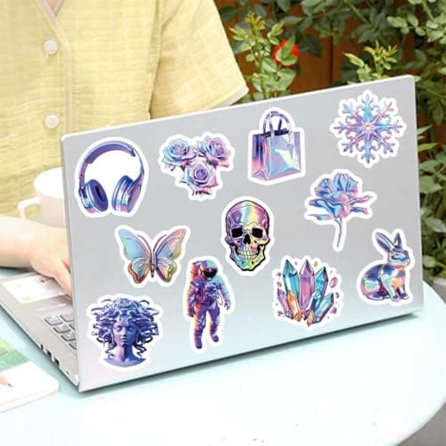 AUEFUDQ Lot de 150 autocollants en vinyle imperméables - Style graffiti - Pour voiture, moto, vélo, skateboard, snowboard, bagages, ordinateur portable, MacBook, iPad et plus - Style de panneau