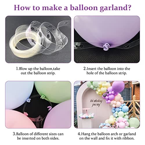 Kit Arche Ballons Pastel, 164 Pièces Macaron Rose Violet Bleu Jaune Vert Orange, Ensemble Guirlandes Ballons, Kit Bricolage Arc En Ciel Pastel Latex Pour Garçon Fille Fête Anniversaires Mariage