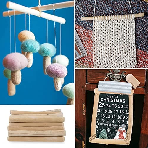 oshhni 7X Bois Flotté Bâtons Journal Rustique Artisanat Brindille Remplisseur de