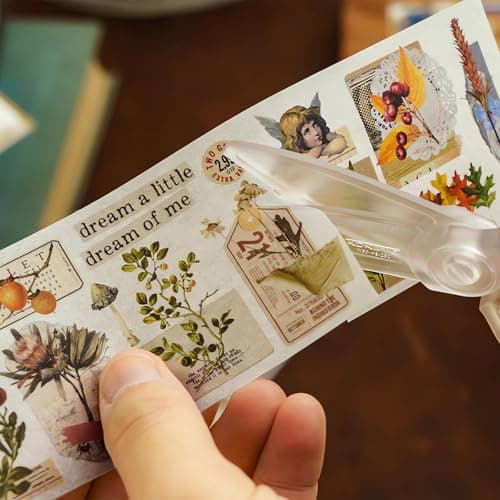 Ptyism 612 Pièces/48 Feuille Autocollant Scrapbooking,Stickers Scrapbooking丨Scrapbooking Autocollant Autocollants pour Scrapbooking Pour DIY Bullet Journal Scrapbooking etc