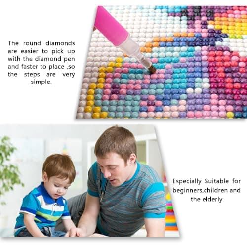 DCIDBEI 30X30CM DIY 5D Diamond Painting Skull Crâne, Petite Mort de Broderie Diamant Kit Complet Rond Adultes, Tableau Diamant Squelette, Décoration Chambre des Enfants Craft Artisanat Art