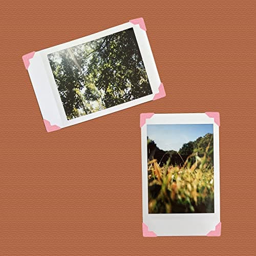PATIKIL Photo Coins, 10 Feuilles/240 Pcs Auto-adhésif Bricolage Image avec Soutien Autocollant pour Journal Album Agenda Scrapbook, Rose