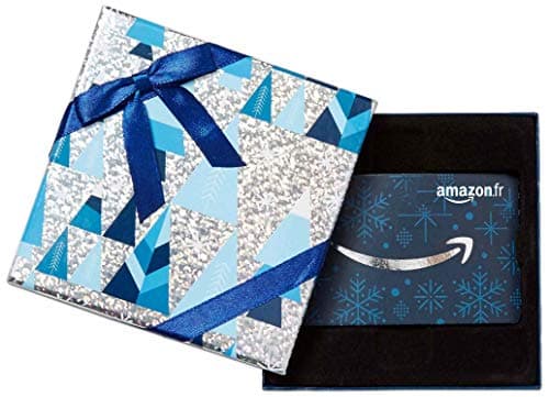 Carte Cadeau Amazon.fr - Dans un coffret Bleu et argent