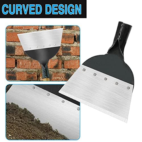 Pelle de Nettoyage de Jardin,Pelle de Jardin Multifonction,Multifonctionnelle en Acier de DéSherbage,Outil de DéSherbage Agricole, pour Jardin,DéSherbage,Plantation,DéSherbage de La Ferme(23cm)