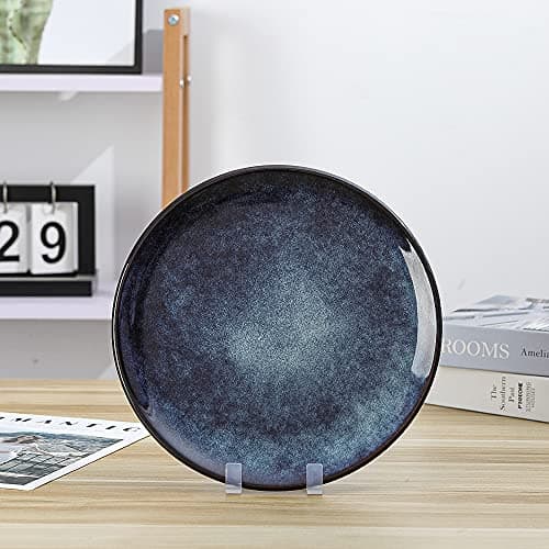 Chevalet Support Assiette Decorative - Porte Assiette | Presentoir Cadre Photo Livre de Table- Chevalet Presentation Plastique - 15 cm (6 pièces)