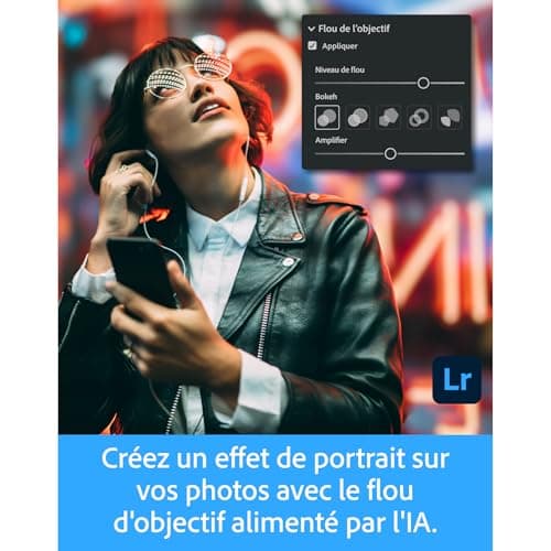 Adobe Creative Cloud 20GB: Photoshop & Lightroom|1 an|PC/Mac|Téléchargement
