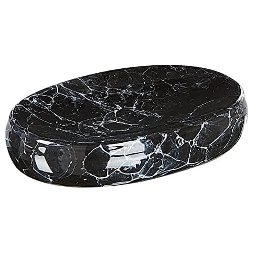 Ensemble d'Accessoires de Salle de Bain 6 Pièces Dolomite Noir Palmilla