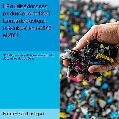 HP 303 Pack de 2 Cartouches d'Encre, Noire et Trois Couleurs, Authentiques (3YM92AE)