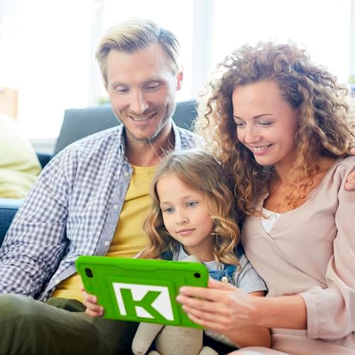 KURIO - La Tablette 7 Pouces Gulli 32Go pour Enfants - Android 13 - Contrôle Parental Personnalisable & navigateur sécurisé - Vidéos héros Gulli + 100 apps & Jeux éducatifs pré-chargés