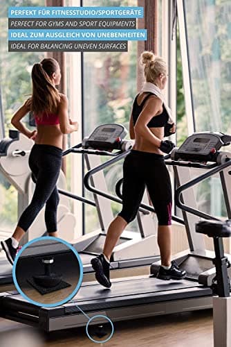 4 PIÈCES de Machines à Laver Coussinets de sous-Couche XXL Coussinets en Caoutchouc Amortisseur Anti-Vibrations Support sécurisé pour Meubles et armoires de sécheuse comme Tapis de laveuse