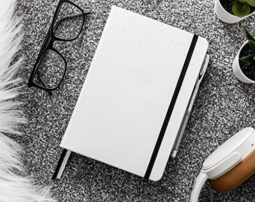 Scribbles That Matter Papier noir B5 Bullet Dotted Journal + Stylo gratuit! B5 Starry Night by Ton carnet pointillés rigide 160 g/m2, épais résistant aux saignements pour le travail (7 x 10)