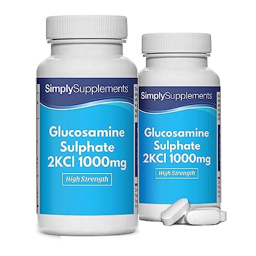 Sulfate de Glucosamine 2KCL 1000mg | Formule Puissante Un-Comprimé-Par-Jour | 120 Comprimés à Libération Rapide = Jusqu'à 4 Mois d'Approvisionnement | Fabriqué au Royaume-Uni