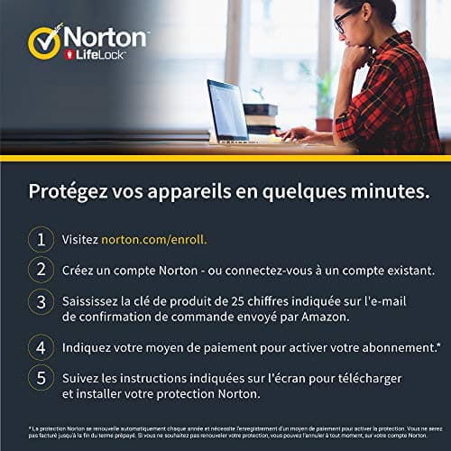 Norton 360 Deluxe 2025 |3 Appareils | 12 mois | Téléchargement