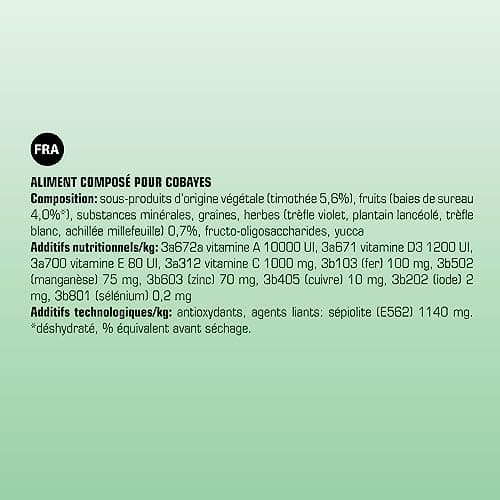 VERSELE-LAGA - Complete Cavia - Extrudés Tout-en-Un Riches en Fibres pour Cobayes - 1,75kg