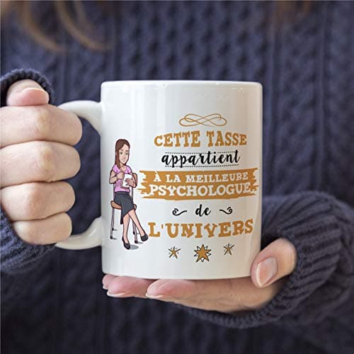 Mugffins Mug/Tasse Psychologue (Meilleur de l'univers) - Idées Cadeaux Drôles Psychologie